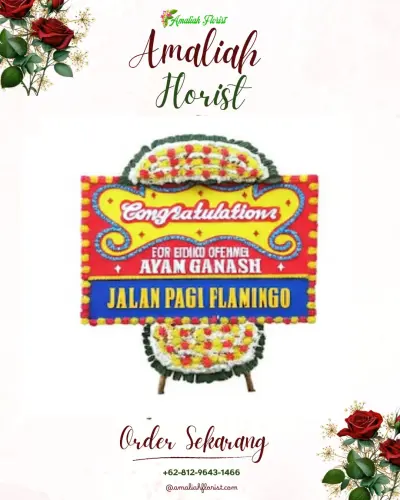 Bunga Papan Congratulation di Kawasan Industri Giic Cikarang
